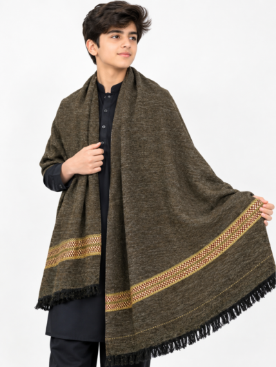 Heavy Handmade Commando Multani Work Shawl for Children Pakistani Winter Shawl 700g