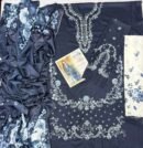 LOOMZIVA Heavy Chikankari Dhanak 3-Piece Suit with Woolen Shawl - #48