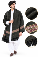 Elegant Light Grey Pakistani Shawl Premium Traditional Winter Wrap 1000g