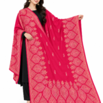 Multani Handmade Shawls for Girls Traditional Pakistani Winter Shawl - Pink