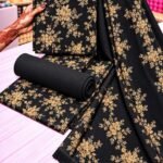 LOOMZIVA Imported Marina 3-Piece Suit with Fancy Wool Shawl - #14