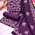 LOOMZIVA Imported Marina 3-Piece Suit with Fancy Wool Shawl - #16