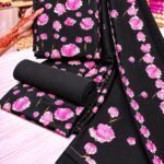 LOOMZIVA Imported Marina 3-Piece Suit with Fancy Wool Shawl - #8