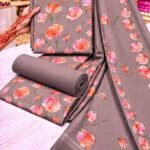 LOOMZIVA Imported Marina 3-Piece Suit with Fancy Wool Shawl - #7