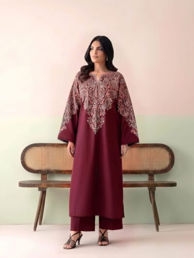 BATIK Dhanak 2-Piece Winter Suit – Heavy Multi-Head Embroidery